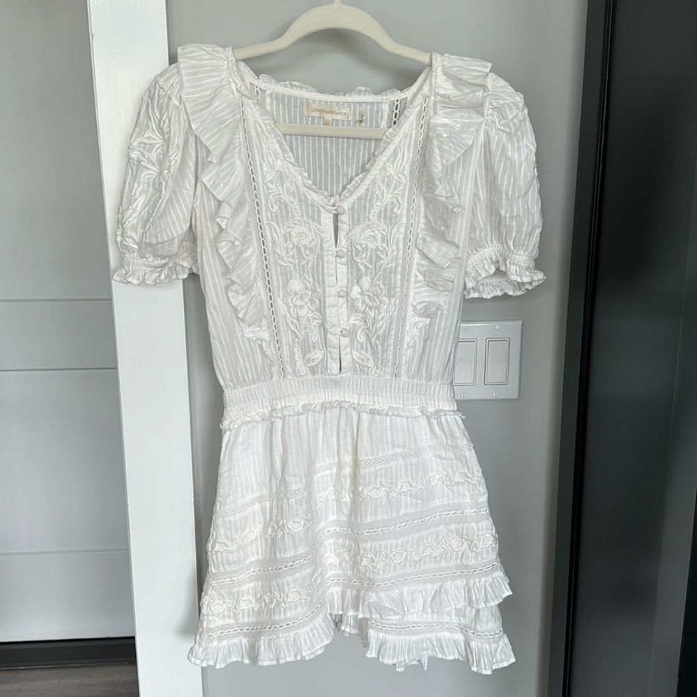 LoveShackFancy mini dress